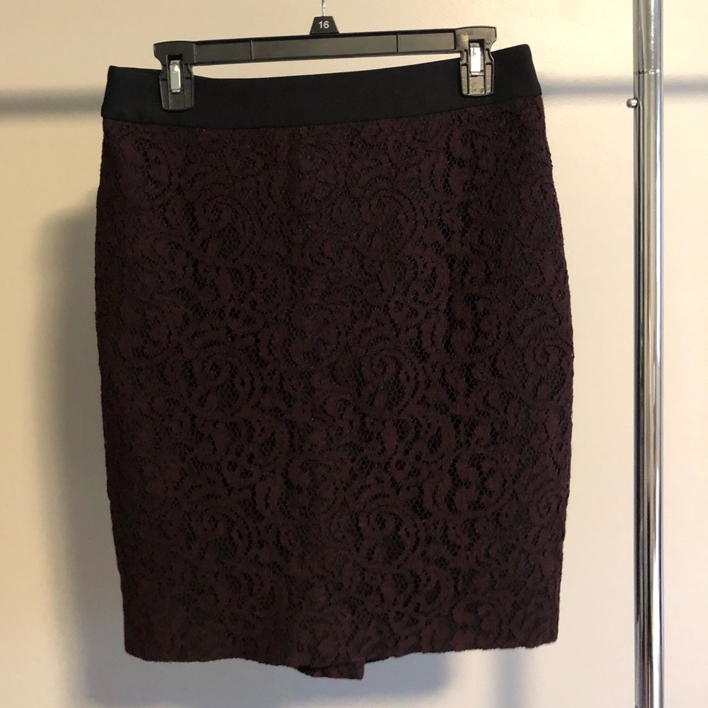 Loft Lace Pencil Skirt